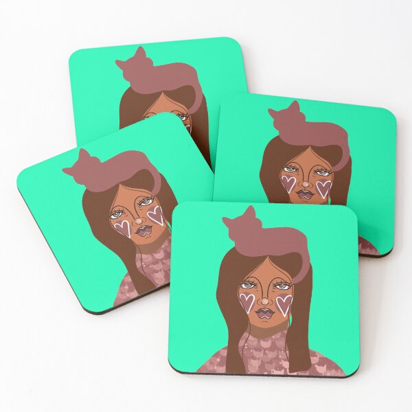 Artikelvorschau, Mauve Cat Lady Mauvais entworfen und verkauft von katmakesthings.