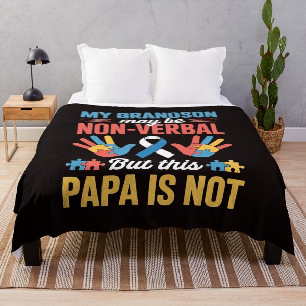 Item preview, My Grandson Proud Autism Papa Autism Awareness For Papa designed and sold by lavethediso.
