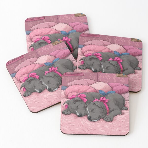 Item preview, Dreamy Pit Bull Puppies designed and sold by Nocturne  Paws.