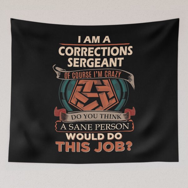 Item preview, Corrections Sergeant designed and sold by vanejamofedau.
