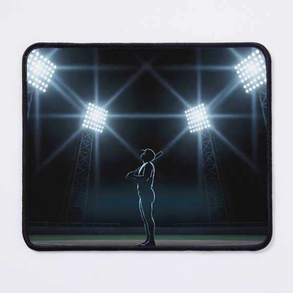 Item preview, Baseball Batter Silhouette Under Bright Stadium Floodlights designed and sold by homydesign.