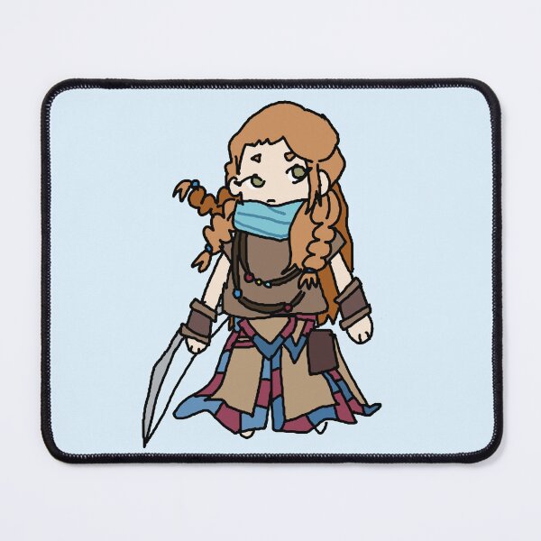 Item preview, kawaii smol girl aloy genshin impact designed and sold by CrimsonBirdCo.