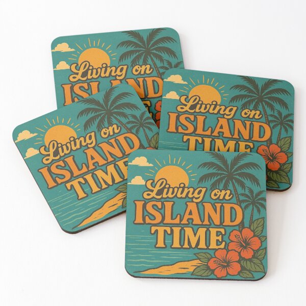 Item preview, Living On Island Time - Island, beach, palm trees and the sea - No. 08 - 9216x9216 designed and sold by darky72.