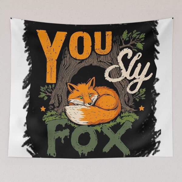 Item preview, You Sly Fox designed and sold by KitCatCards.