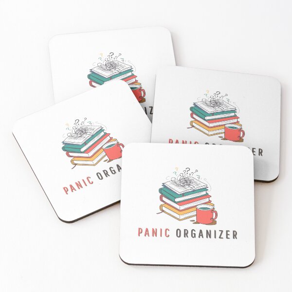 Item preview, Stacked Books and Coffee designed and sold by SandiCreative.