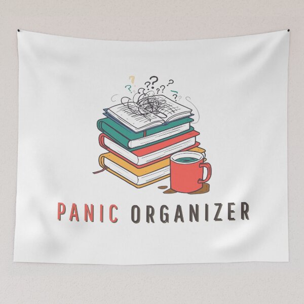Item preview, Stacked Books and Coffee designed and sold by SandiCreative.