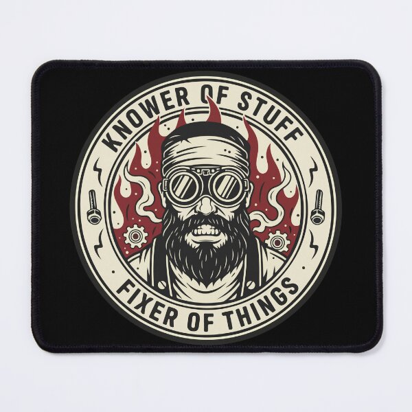 Item preview, Knower of Stuff Fixer of Things Funny Handyman Dad Husband designed and sold by Kestovi.