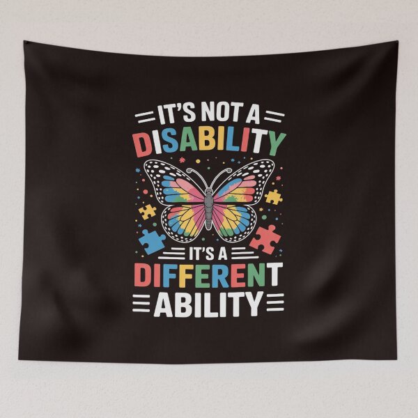 Item preview, It's Not A Disability It's A Different Ability designed and sold by MichaelStalkas.