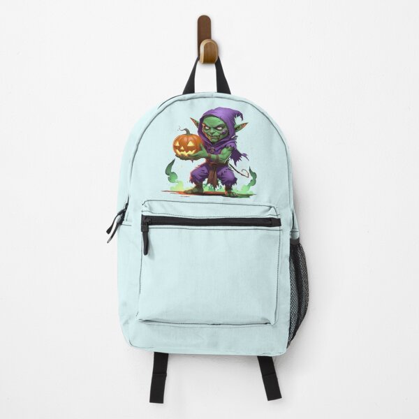 Item preview, Halloween Goblin Alchemist with Jack-o'-Lantern designed and sold by ValeriValera.