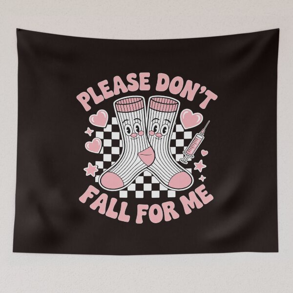 Item preview, Nurse Valentine Non Slip Socks Please Don't Fall For Me designed and sold by MichaelStalkas.