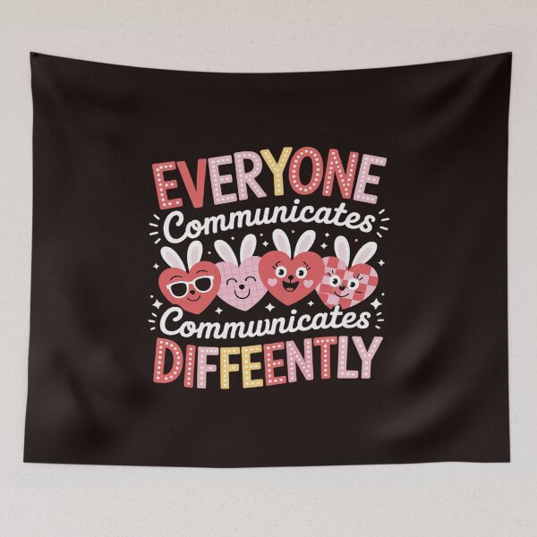 Item preview, Everyone Communicates Differently Special Education Autism designed and sold by MichaelStalkas.