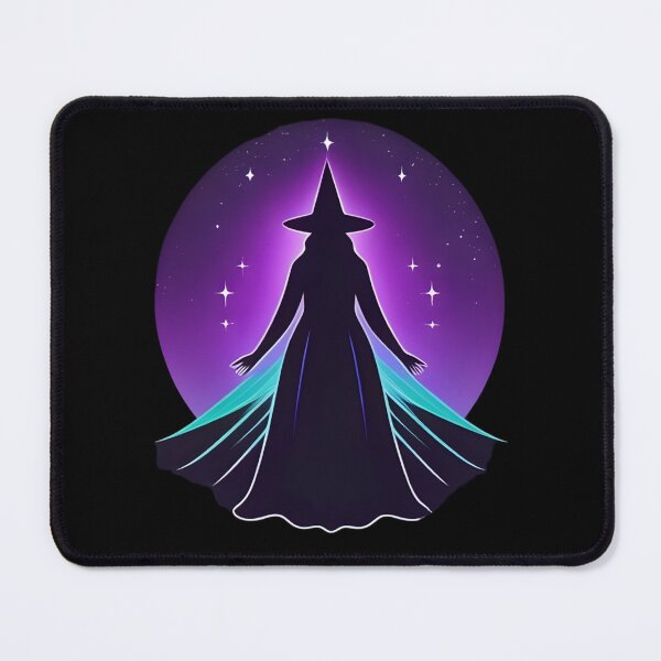 Item preview, Mystical Witch Silhouette Art For Spiritual Gifts Witchcraft designed and sold by ArcanePrintsxo.