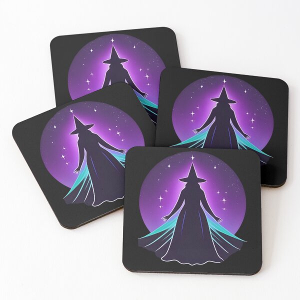 Item preview, Mystical Witch Silhouette Art For Spiritual Gifts Witchcraft designed and sold by ArcanePrintsxo.