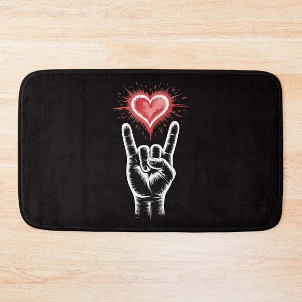 Item preview, ASL I Love You Hand Sign Language Heart Valentine's Day designed and sold by Vexat062Art.