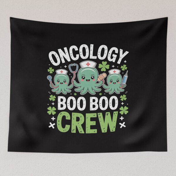 Item preview, Oncology Nurse Crew Shamrocks St Patrick's Day Nurse designed and sold by Vexat062Art.