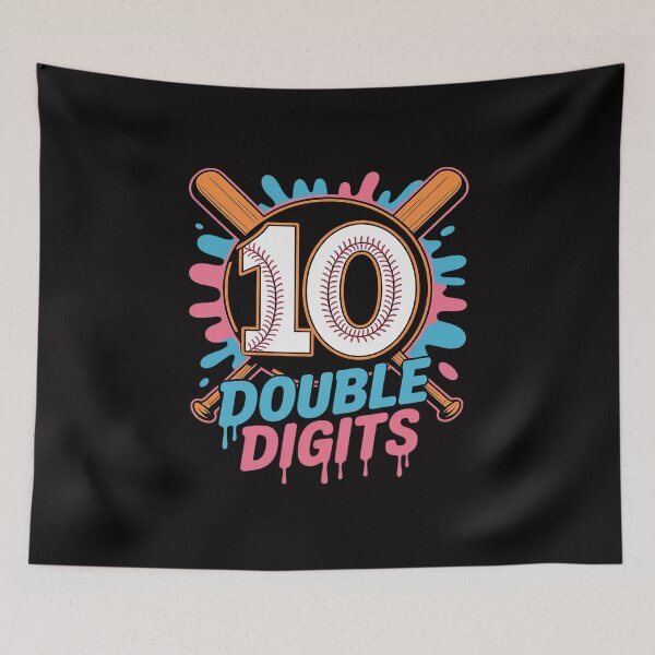 Item preview, Baseball Drip 10th Birthday Boy Double Digits Ice Cream Drip designed and sold by Vexat062Art.