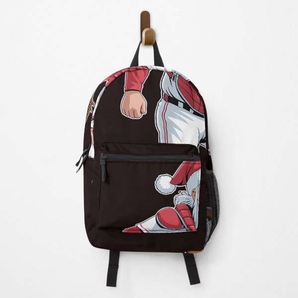 Item preview, Santa Playing Baseball Catcher Merry Christmas Sport Player designed and sold by MichaelStalkas.
