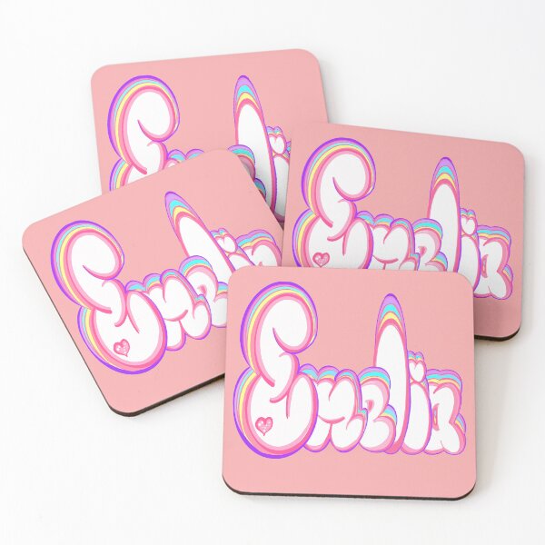 Item preview, Emelia Popular Girls and womens Personalized Custom name pink and pastels designed and sold by Artonmytee.