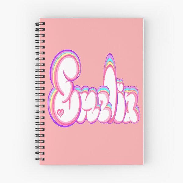 Artikelvorschau, Emelia Beliebte Mädchen- und Damen-Personalisierte Namensschilder in Rosa und Pastelltönen entworfen und verkauft von Artonmytee.