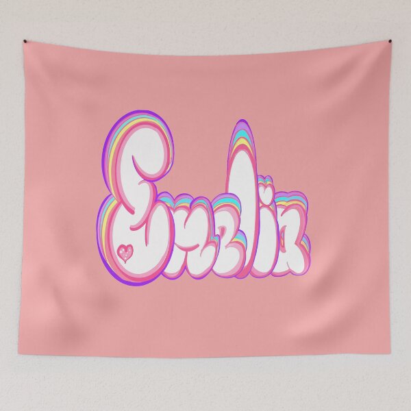 Item preview, Emelia Popular Girls and womens Personalized Custom name pink and pastels designed and sold by Artonmytee.