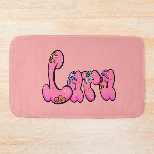 Item preview, Lara popular girls name woman women’s first name in pink calligraphy Lara designed and sold by Artonmytee.