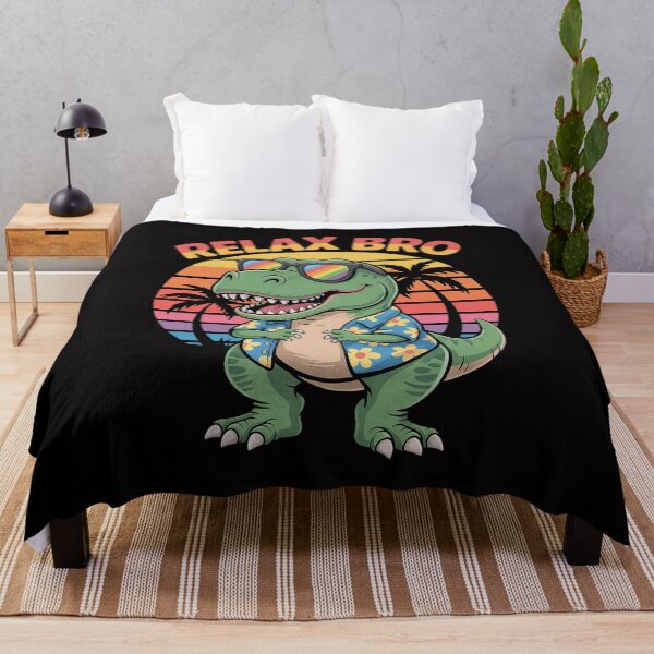 Artikelvorschau, Entspann dich, Bro! Dinosaurier-Sonnenuntergang, Sommer-Vibes – Fotostudio entworfen und verkauft von Vexat062Art.