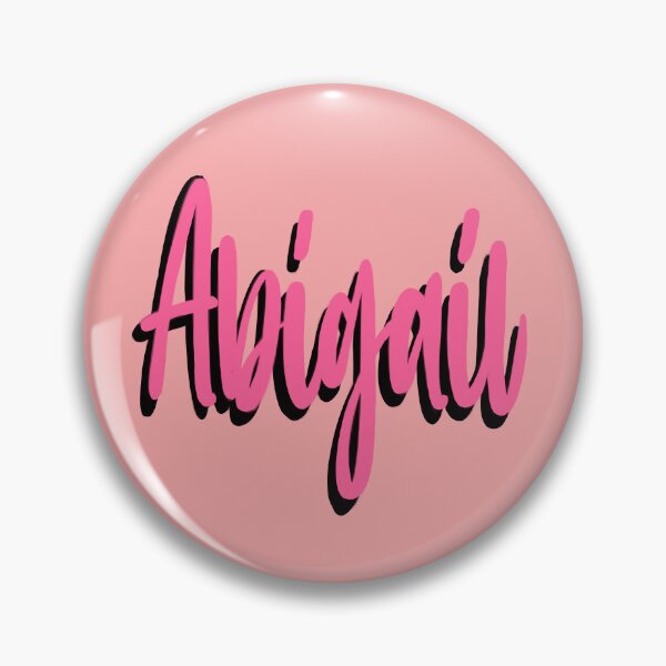 Item preview, Abigail Name - Top 10 Best Personalized gift for girls and women in pink 2 designed and sold by Artonmytee.