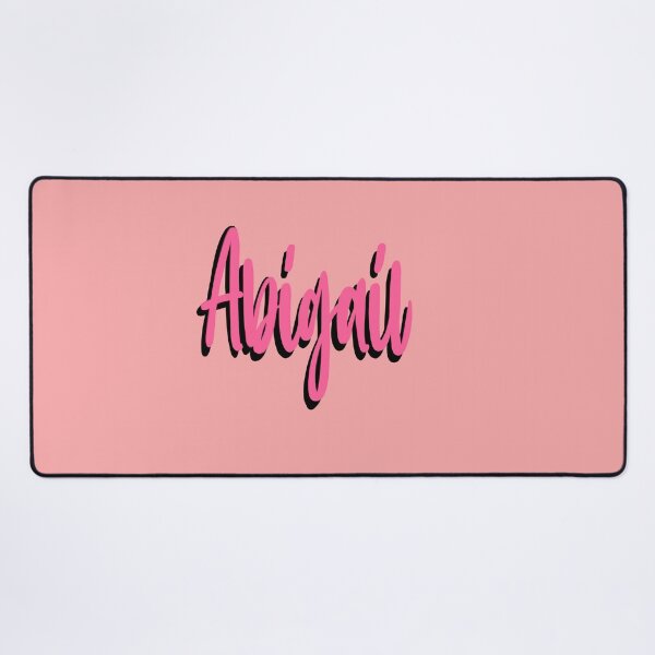 Item preview, Abigail Name - Top 10 Best Personalized gift for girls and women in pink 2 designed and sold by Artonmytee.