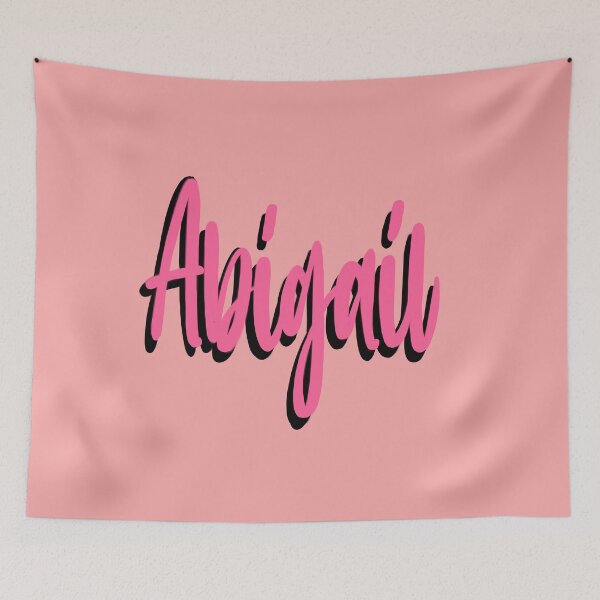 Item preview, Abigail Name - Top 10 Best Personalized gift for girls and women in pink 2 designed and sold by Artonmytee.