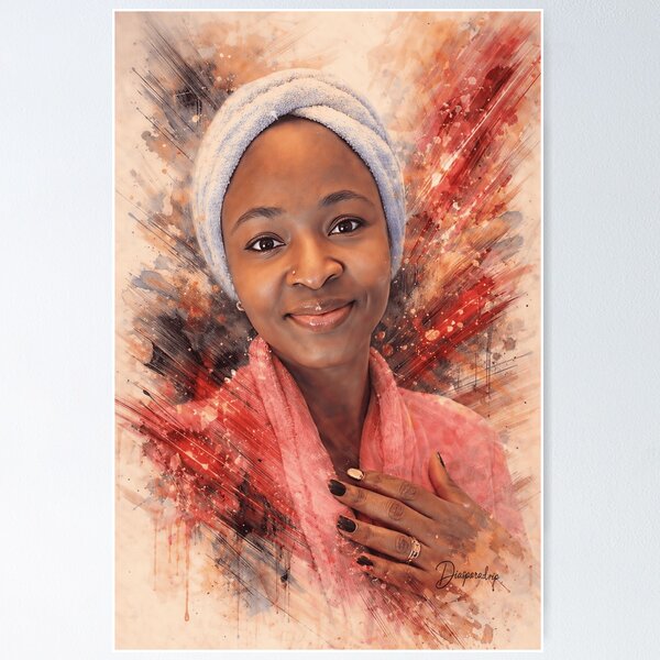 Item preview, Grace in the Everyday — A Portrait of Quiet Strength designed and sold by DiasporaDripDrop.