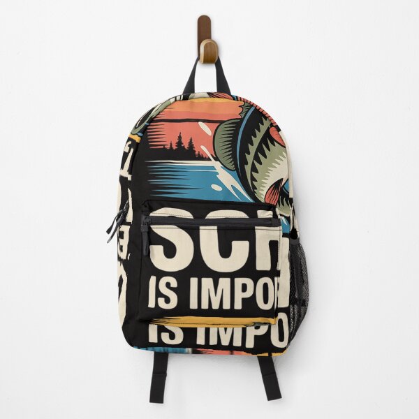 Item preview, School is Important But Fishing is Importanter Fish Bass Men designed and sold by HudsonErik.
