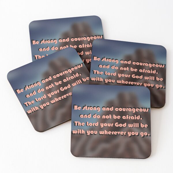 Item preview, Be Strong and Courageous designed and sold by sarunamii.