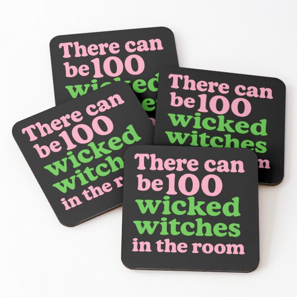 Item preview, Funny Witch Meme Quote Pink Green Retro Aesthetic designed and sold by ArcanePrintsxo.