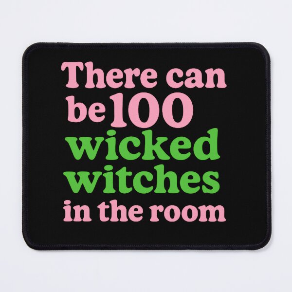Item preview, Funny Witch Meme Quote Pink Green Retro Aesthetic designed and sold by ArcanePrintsxo.