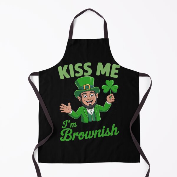 Item preview, Kiss Me I'm Brownish Black Leprechaun St Patrick's Day designed and sold by LindseyKris.