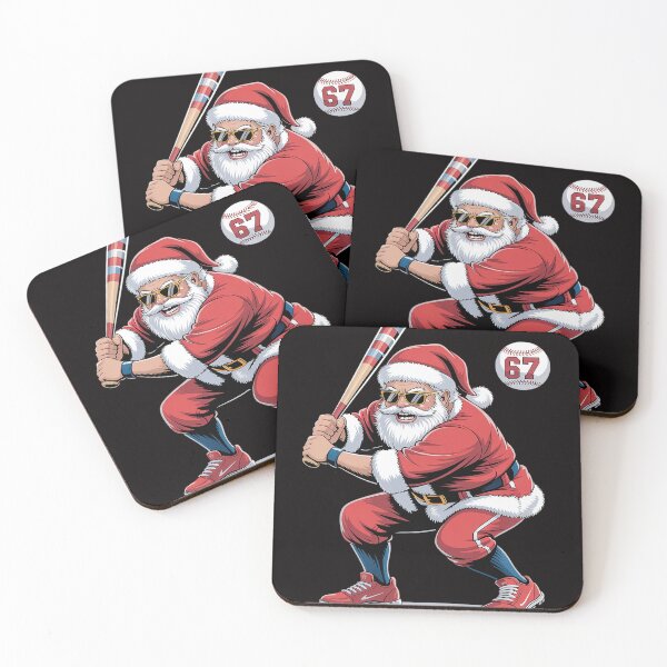 Item preview, Santa Baseball Six Seven 6 7 Christmas Men Boys Player designed and sold by HudsonErik.