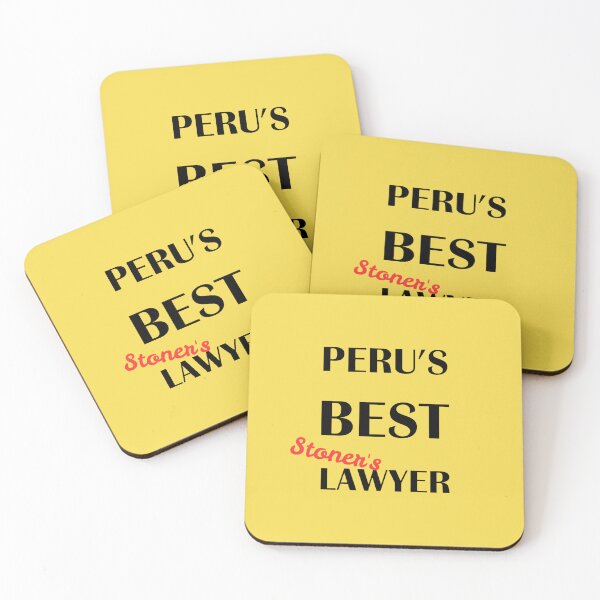 Item preview, Peru's Best stoner's lawyer yellow designed and sold by Etnocacherismo.