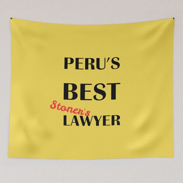 Item preview, Peru's Best stoner's lawyer yellow designed and sold by Etnocacherismo.