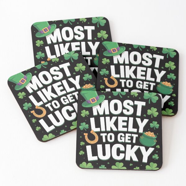 Item preview, St Patricks Day Most Likely To Get Lucky Matching Men designed and sold by HudsonErik.