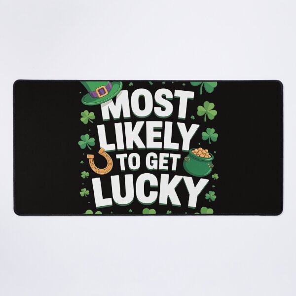 Item preview, St Patricks Day Most Likely To Get Lucky Matching Men designed and sold by HudsonErik.