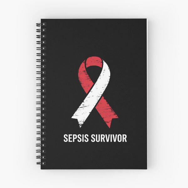 Item preview, Family Sepsis Awareness Red Ribbon September Sepsis Survivor designed and sold by Moxizz.