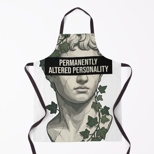 Item preview, Permanently Altered Personality Dark Academia Marble Bust Statue Study Abroad Meme designed and sold by StickyGuys.