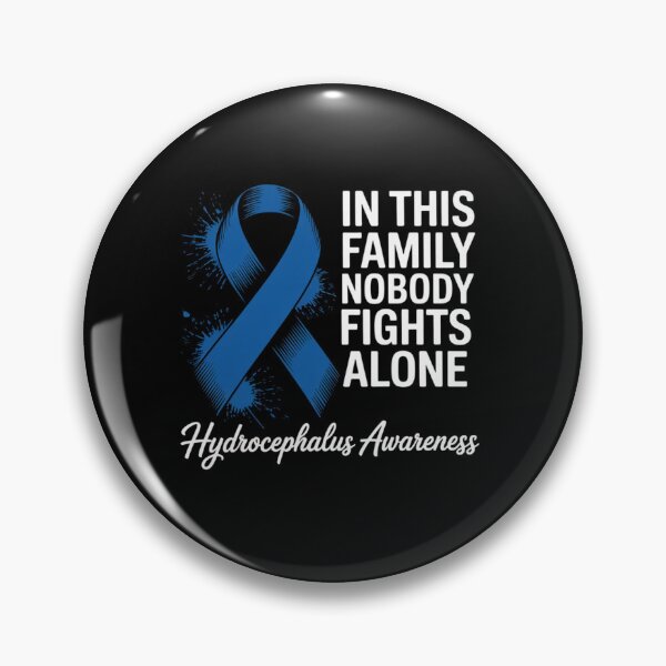 Item preview, Family Support Blue Ribbon Hydrocephalus Awareness designed and sold by Moxizz.