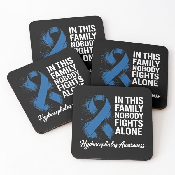 Item preview, Family Support Blue Ribbon Hydrocephalus Awareness designed and sold by Moxizz.