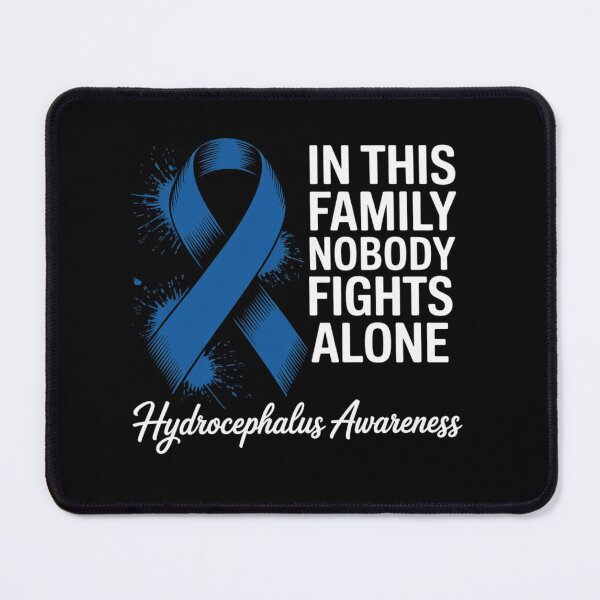 Item preview, Family Support Blue Ribbon Hydrocephalus Awareness designed and sold by Moxizz.