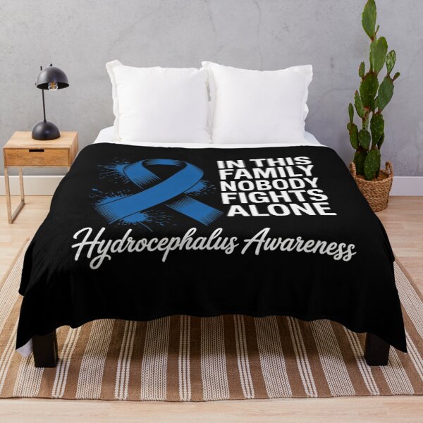 Item preview, Family Support Blue Ribbon Hydrocephalus Awareness designed and sold by Moxizz.