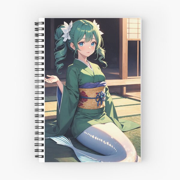 Item preview, Wakasagihime Touhou - Sweet Mermaid Anime Girl Undersea Fantasy Art designed and sold by iloveanimechibi.
