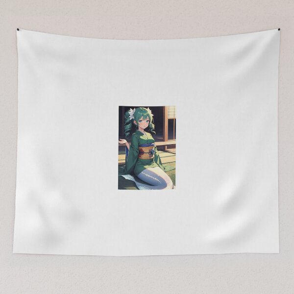 Item preview, Wakasagihime Touhou - Sweet Mermaid Anime Girl Undersea Fantasy Art designed and sold by iloveanimechibi.