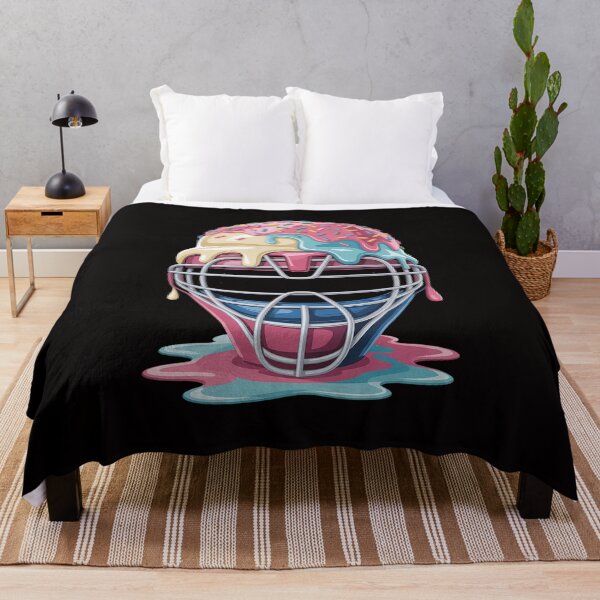 Item preview, Baseball Catcher Mask Ice Cream Dripping Baseball Fan Boys designed and sold by HudsonErik.