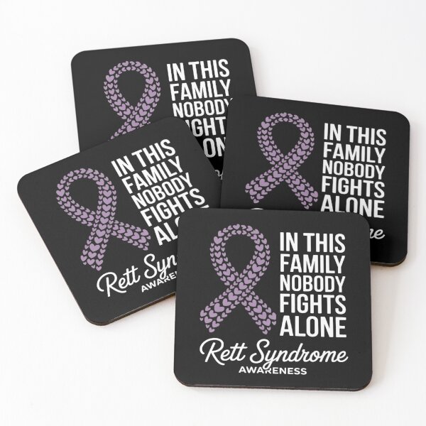 Item preview, Family Support Purple Ribbon Rett Syndrome Awareness designed and sold by Moxizz.